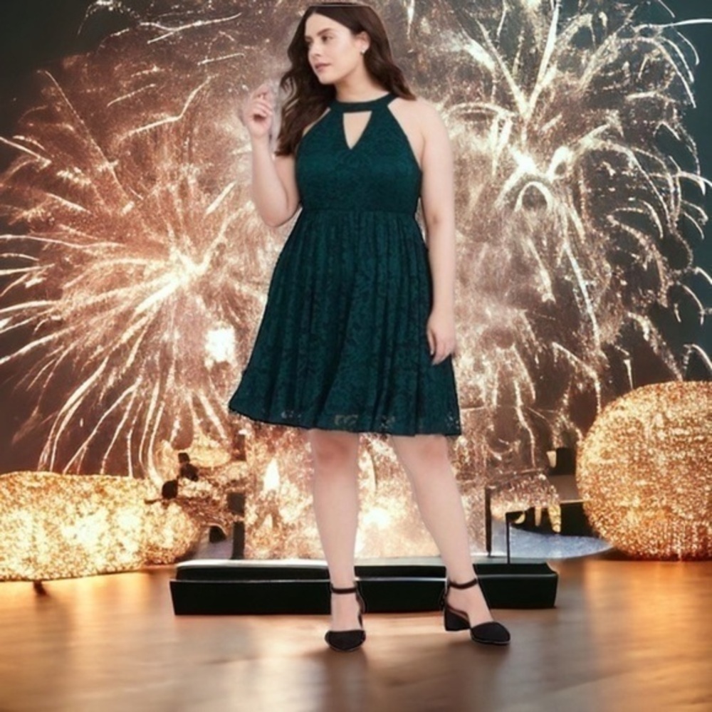 Torrid MINI LACE RUFFLE JEM DRESS